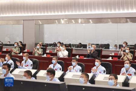 中国空间站问天实验舱发射任务取得圆满成功 韩正在北京观看发射实况