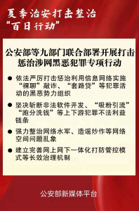 九部门联合打击惩治涉网黑恶犯罪