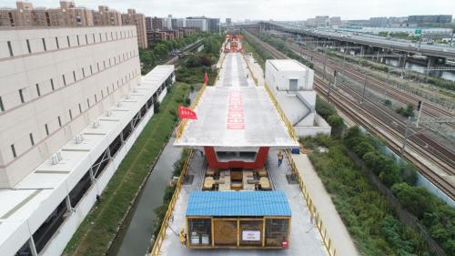 ·上海首条市域铁路“机场联络线”1标全线架梁完成