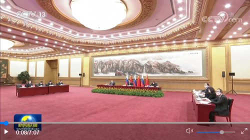 ·习近平同俄罗斯总统普京举行视频会晤