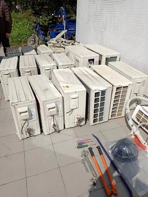 广东金湾公安破获一起盗窃空调室外机案