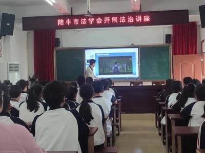 广东省陆丰市法学会举办预防未成年人犯罪法治讲座