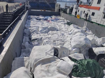 广东海警局查获走私冻品约485吨  案值约4000万元