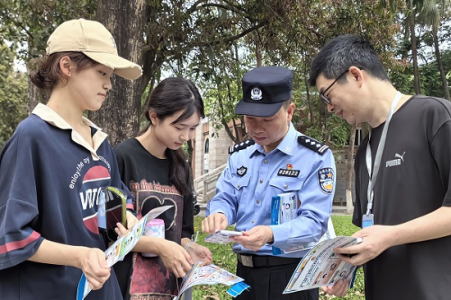 广州天河华工社区民警黄卓谋：多管齐下守护校园安全